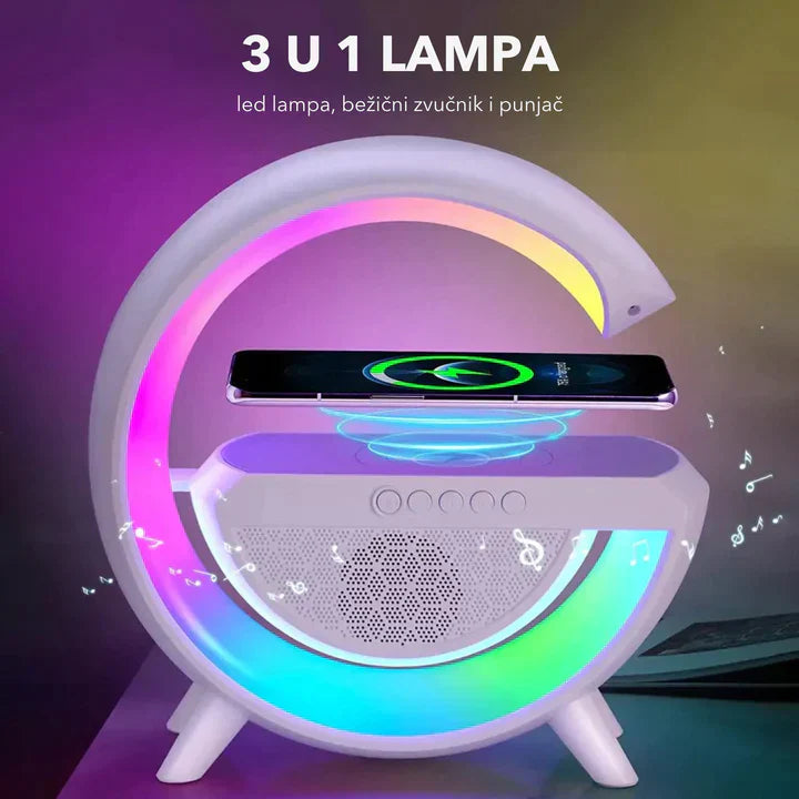 3u1 LAMPA, ZVUČNIK I BEŽIČNI PUNJAČ