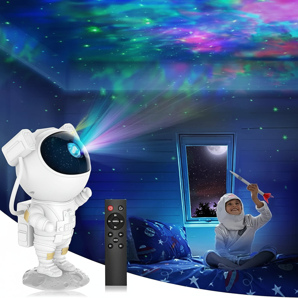 Galaxy Astronaut – LED projektor zvezdanog neba (23 cm, višebojni efekti)