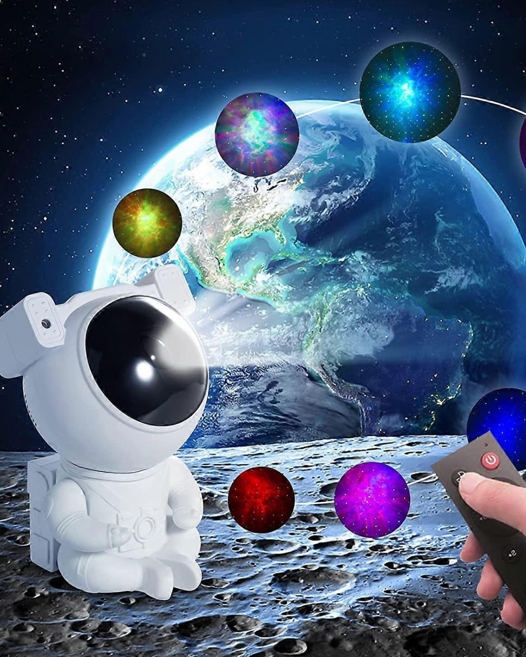 Galaxy Astronaut – LED projektor zvezdanog neba (23 cm, višebojni efekti)