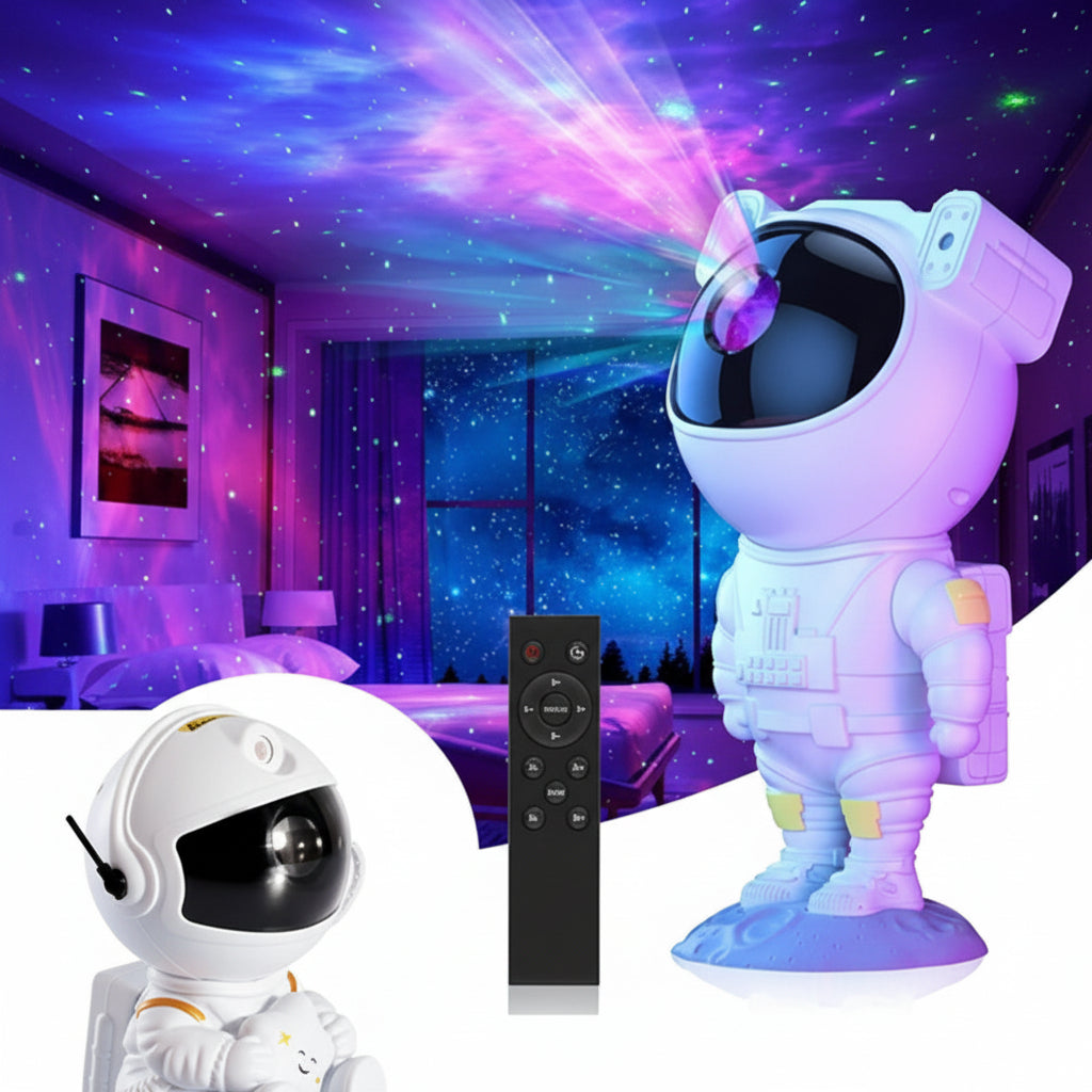 Galaxy Astronaut – LED projektor zvezdanog neba (23 cm, višebojni efekti)