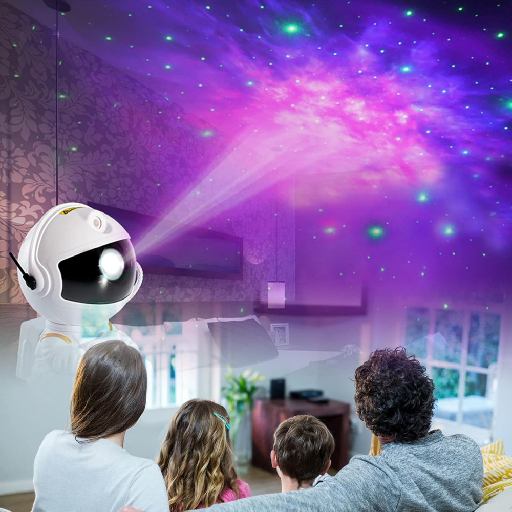 Galaxy Astronaut – LED projektor zvezdanog neba (23 cm, višebojni efekti)