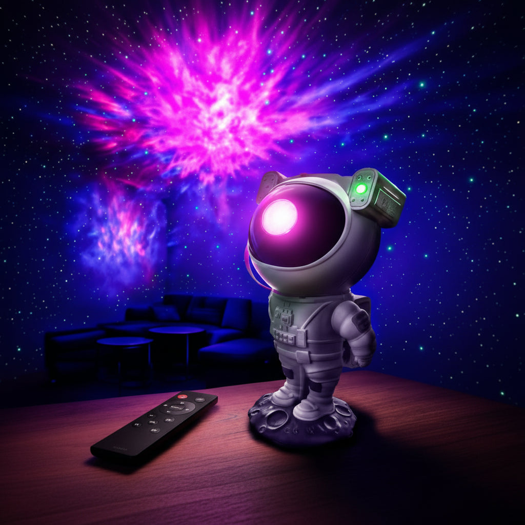 Galaxy Astronaut – LED projektor zvezdanog neba (23 cm, višebojni efekti)
